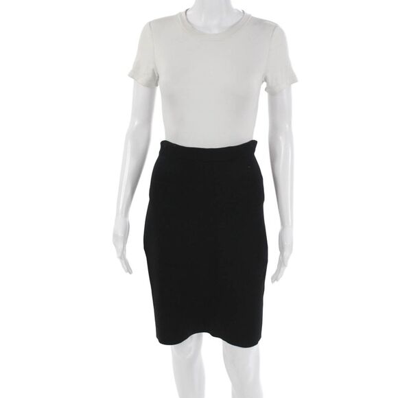 Alexander Wang Dresses & Skirts - Alexander Wang Womens Straight Pencil Skirt Black Polyester Blend Size L